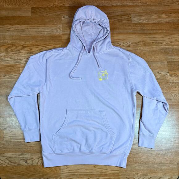 Harry Styles Official Merch Exclusive HS “Love On Tour” Lavender Hoodie Sz L - Picture 1 of 5